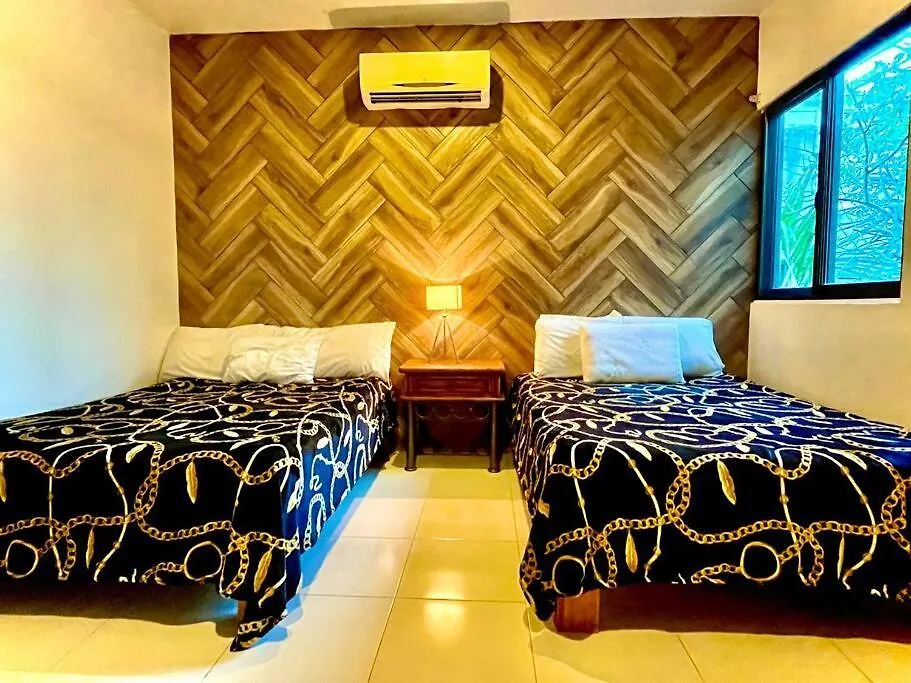 Cenote Penthouse Terraza & Jacuzzi Panoramicos, Muy Amplio, 2 Pisos Para Tu Uso Personal Y Exclusivo, 3 Recamaras, Excelente Ubicacion, La Playa Y La Quinta Av Caminando A 10 Minutos, Cerca De Restaurantes, Bares, Bancos, Nomadas Digitales 150 Mbps Playa del Carmen 0*,